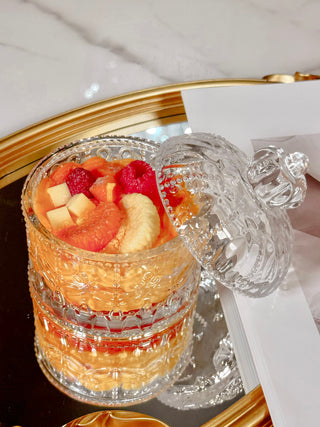 Fruitcake in Candy Jar Candle