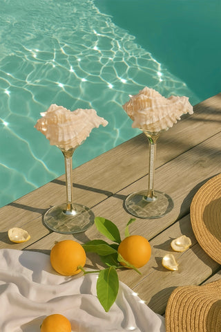 Coppa Sirena Seashell Cup™️ Set of 2 in Crystal