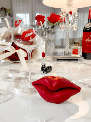 Red Lips Candle 4.