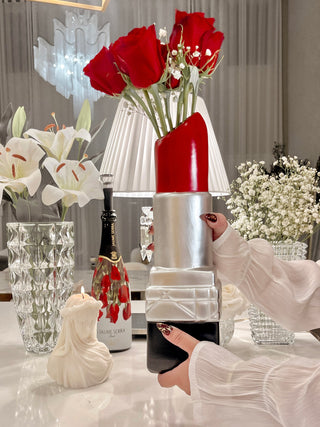 Luxurious Lipstick Resin Vase - XXL