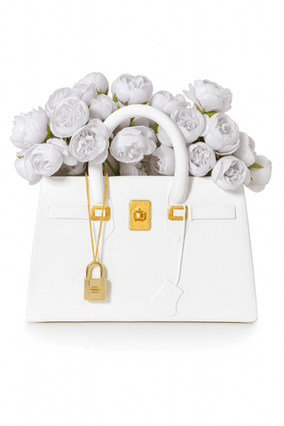 Victoria Handbag Resin Vase