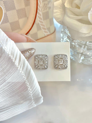 Natasha Rhinestone Earrings.
