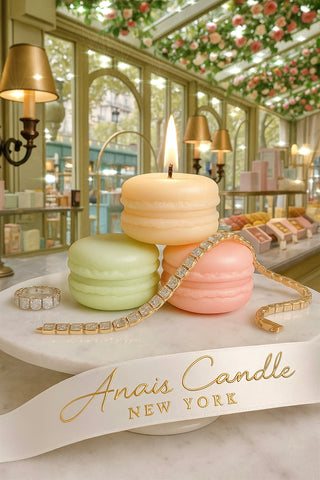 French Macaron Candle Set of Four - Citrus