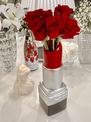 Luxurious Lipstick Resin Vase - XXL