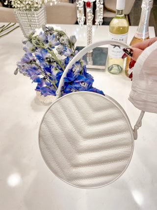 Sofia Round Handbag Resin Vase