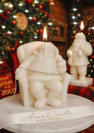 The Sleeping Santa Candle