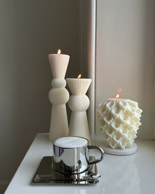 Abstract Sculpture Candle angle 6.