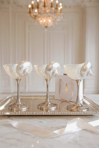 Seashell Enchanté Cup™️ Set of 2 in Silver
