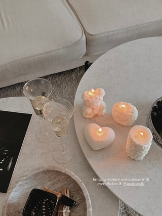 Flower Column Candle
