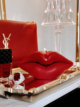 Red Lips Candle.