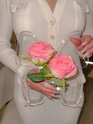 Château Butterfly Acrylic Vase.