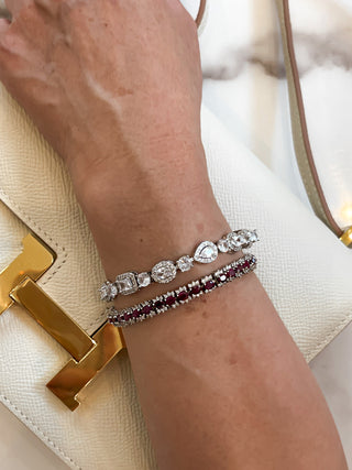 Reese Diamond Rhinestones Bracelet