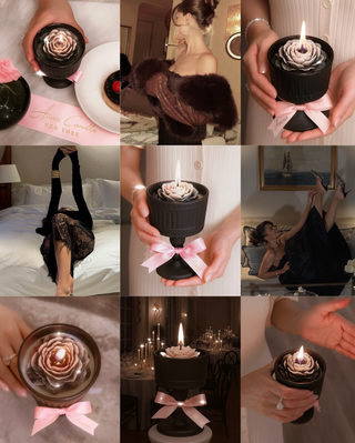 Midnight Rose Candle