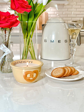 Breakfast Pretzel Candle.