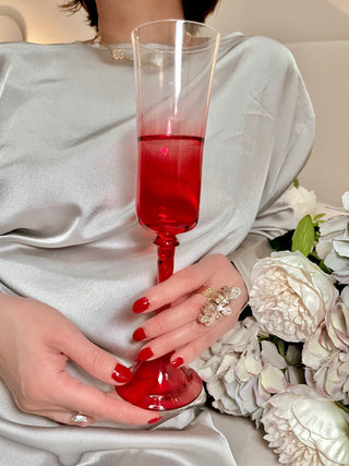 Layla Glass Cup in Red.