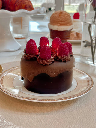 Raspberry Chocolate Cake Candle.
