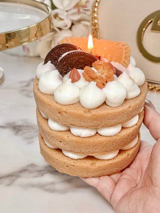 Parisian Cream & Cookie Tart - XXL.