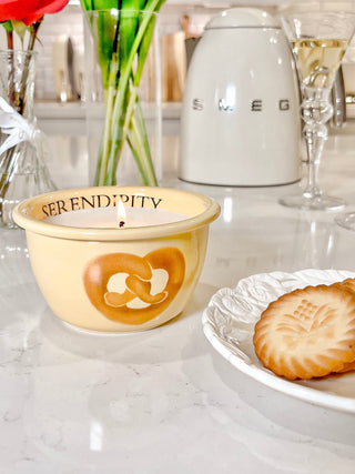 Breakfast Pretzel Candle.