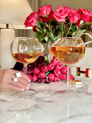 Desiree Glass Cup Set of 2 by Anaïs Candle.