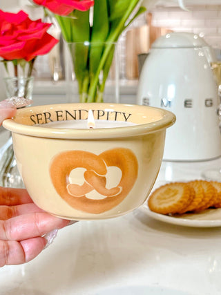Breakfast Pretzel Candle.