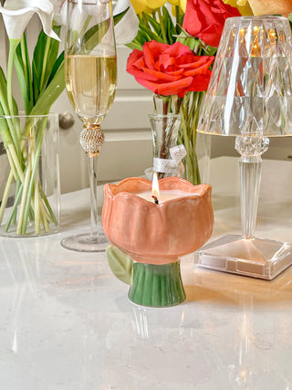 Tulip Flower Candle