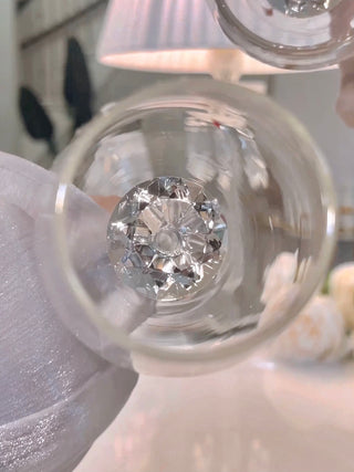 ‘100-Carat’ Diamond Champagne Flute Set of 2