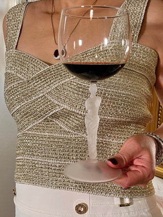 Venus Goddess Sculpture Wine Flute Set 13.