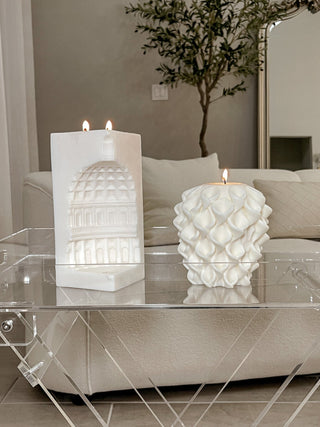 Abstract Sculpture Candle angle 7.