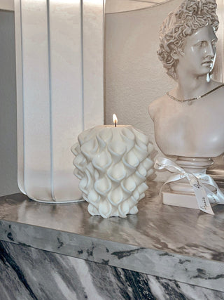 Abstract Sculpture Candle angle 16.
