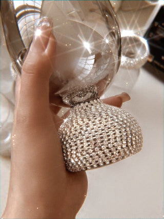 Celeste Diamond Glass Cup -Handmade.
