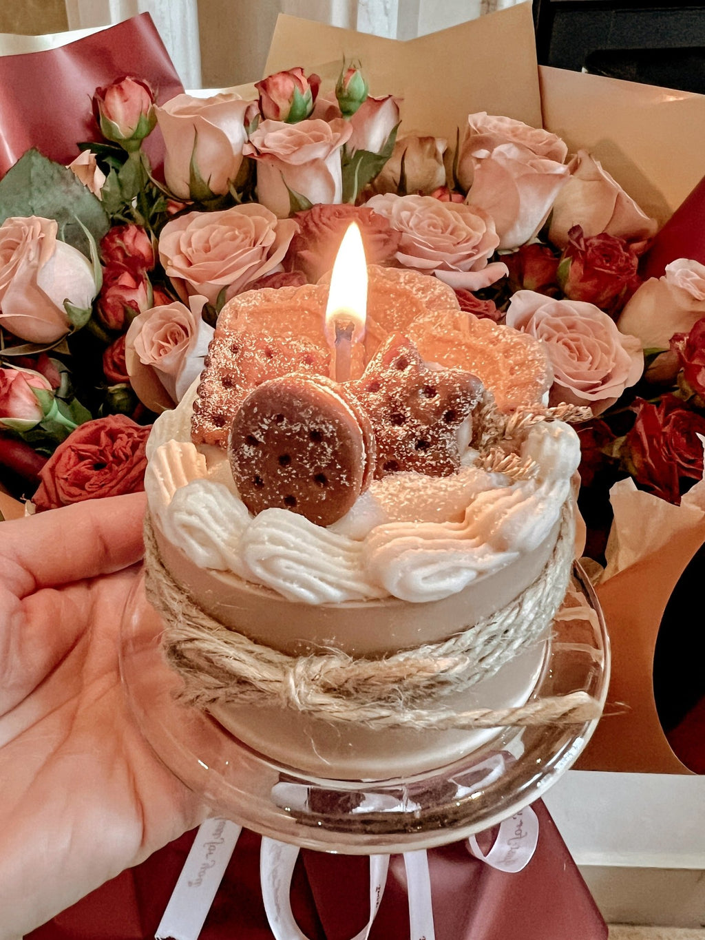 Chocolate Cookie Cake Candle