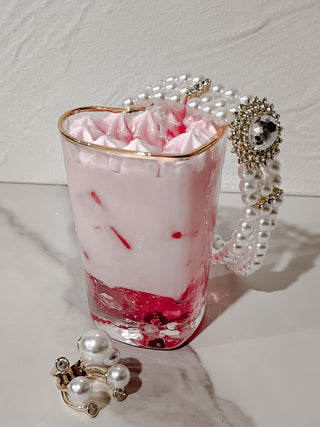 Creamy Strawberry Frappuccino Candle.