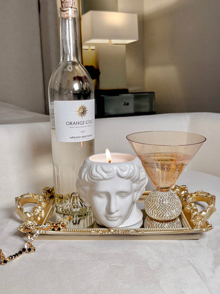 David Ceramic Candle.
