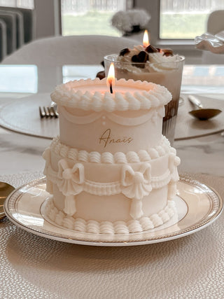 Double Layer Creamy Vintage Cake.