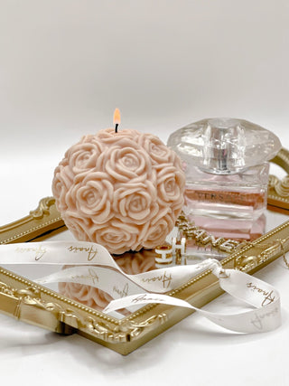 The Flower Romance in French Rose Pink with Anaïs ribbon.