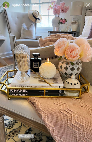 Flower Romance in White - Anaïs Candle 15.