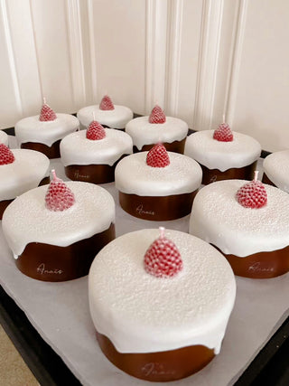 Strawberry Chocolate Cake Candle.