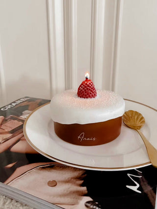 Strawberry Chocolate Cake Candle.