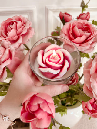 Enchanted Rose Candle.