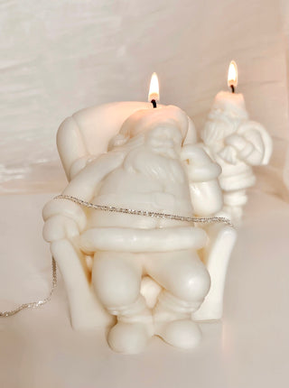 The Sleeping Santa Candle.