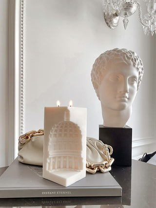 ‘When in Rome’ 2-Wick Candle next to other Anais candles.