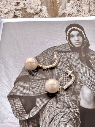 Grace Pearl Earrings.