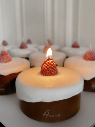 Strawberry Chocolate Cake Candle.