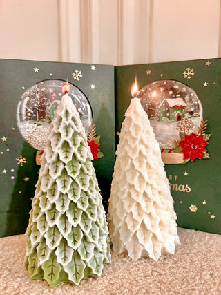 Two Shake-To-Snow Holiday Cards.