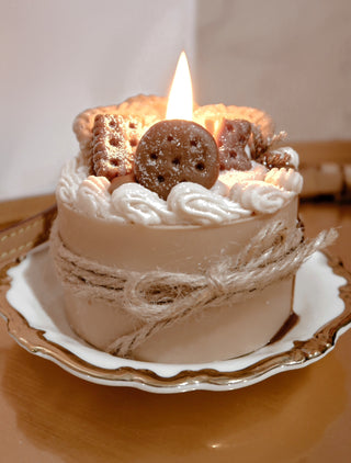 Chocolate Cookie Cake Candle.