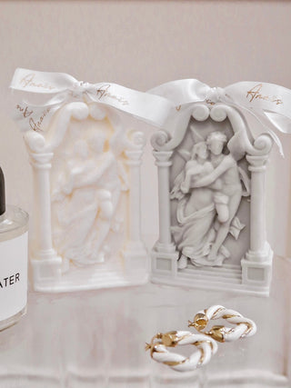 Love Story Set in Calcite Blue & White.