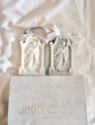 Love Story Set in Calcite Blue & White.