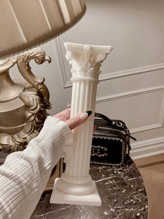 Magnificent Roman Column Candle Set.