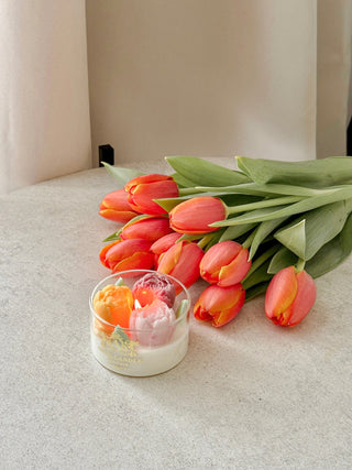 Peony Bouquet Candle.