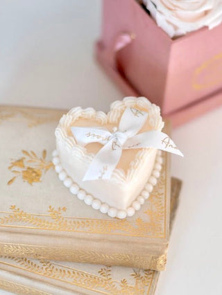 Vintage Cream Cake in Cream.